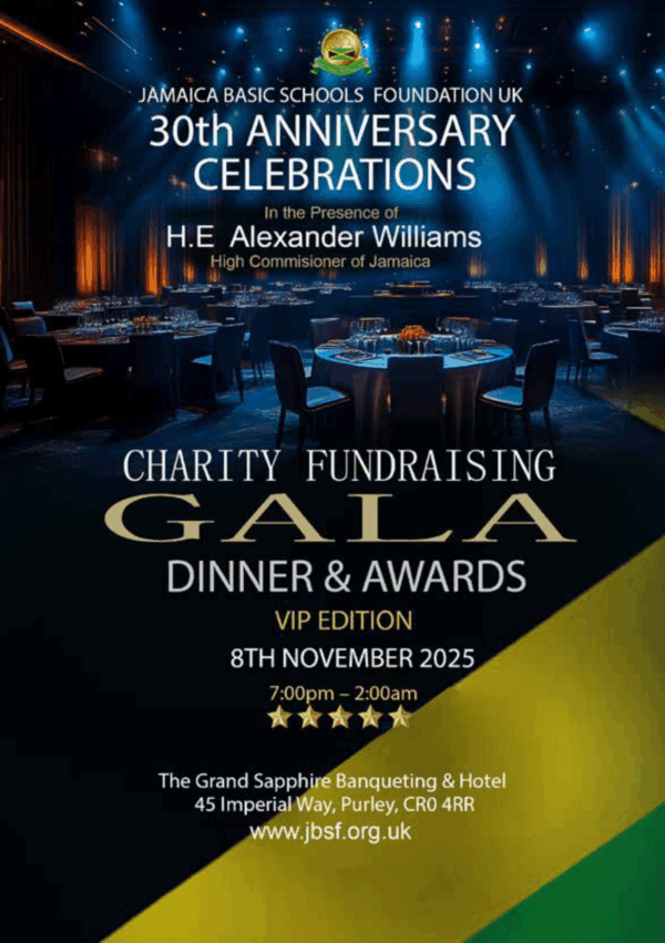E-Ticket for 30th Anniversary Charity Fundraising Gala Dinner & Awards - 8th November 2025